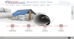 Desktop Screenshot of mauerstettener-wohnbau.de